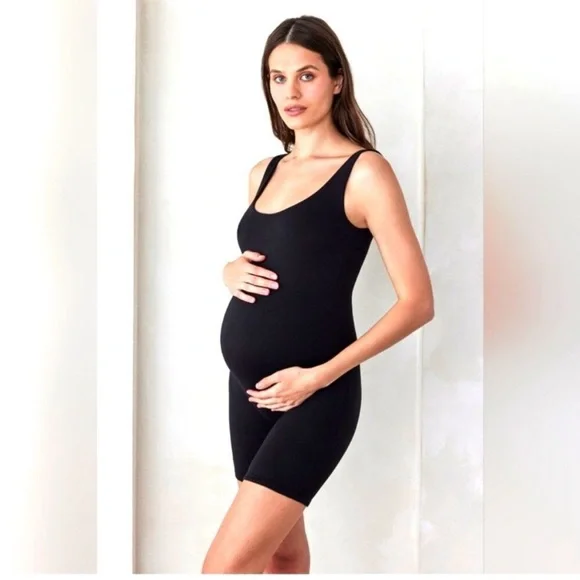 Black Maternity bumpsuit  jumpsuit size xs - Picture 4 of 10